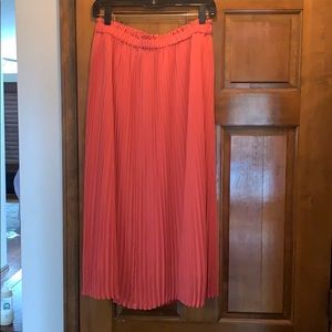 New With Tags Pleated Midi Skirt